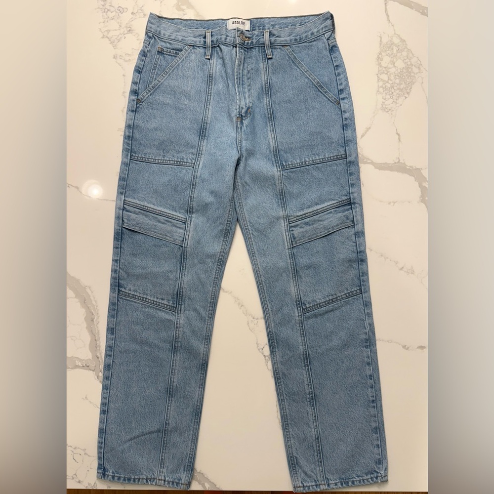 AGOLDE Women’s Cooper Cargo Jeans in Rank